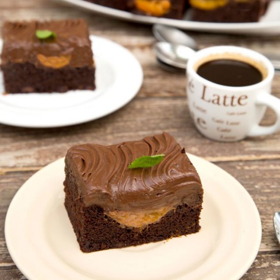 Chocolate and Apricot Cake