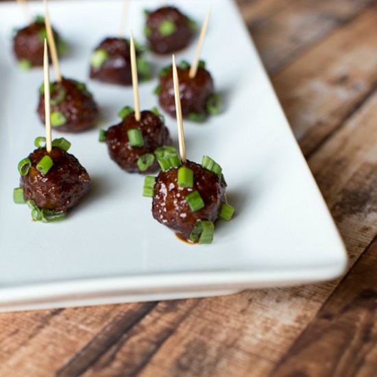 Sweet & Spicy BBQ Meatballs