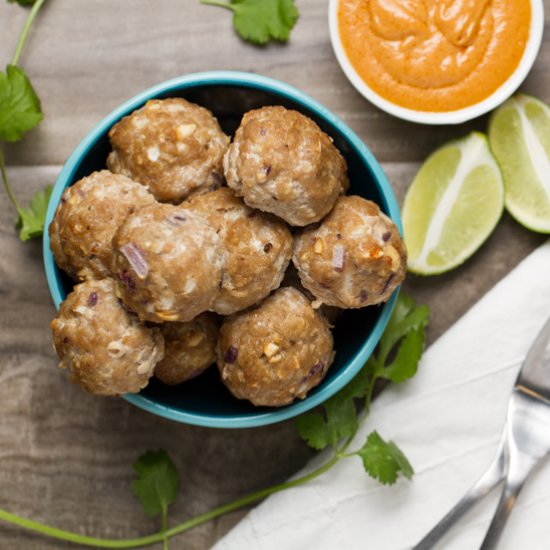 Thai Turkey Meatballs