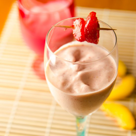 Fresh Fruits Coconut Milk Smoothie