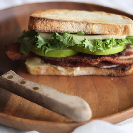 Bourbon Mustard and Bacon Sandwich