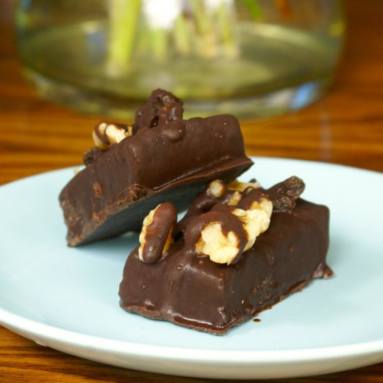 Chocolate Covered Raisin Candy Bar