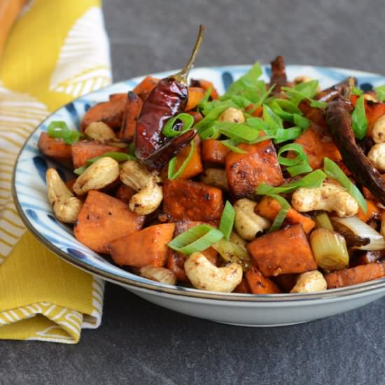 Kung Pao Sweet Potatoes