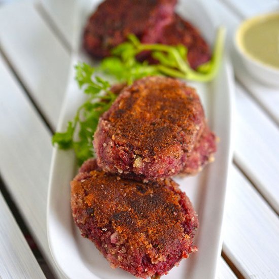 Beetroot Cutlet (Tikki)