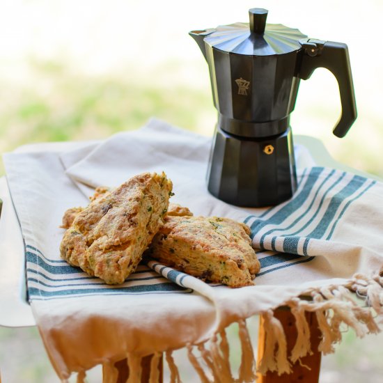 Savory Bacon and Cheddar Scones