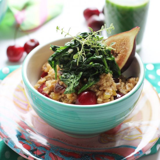 Fruited Brown Rice Bowls