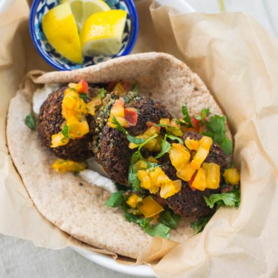 Black Bean Falafel