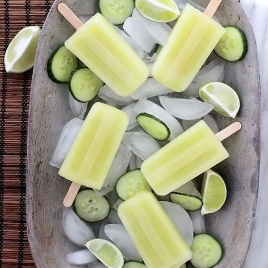 Cucumber Lime Paletas