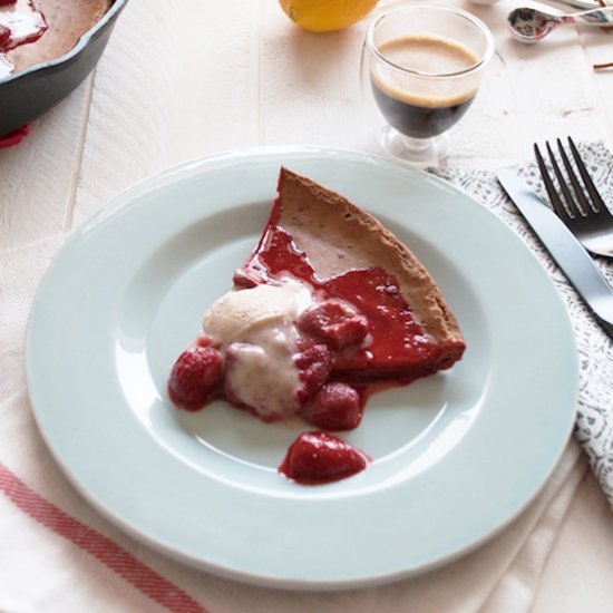 Chocolate Dutch Baby Pancake