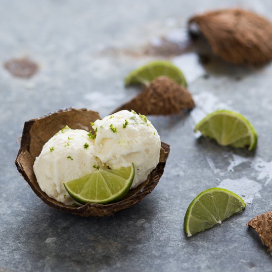 Coconut Lime Ice Cream