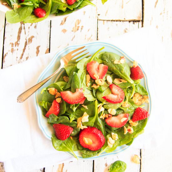 Strawberry Spinach Salad