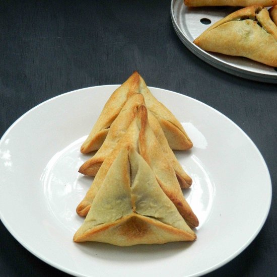 Spinach Fatayer | Baked Savory Veg