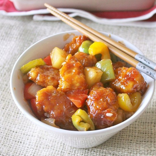 Baked Sweet & Sour Chicken