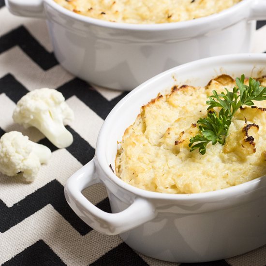 Skinny Mashed Cauliflower