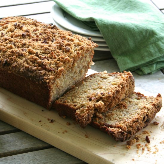 Roasted Banana Banana Bread