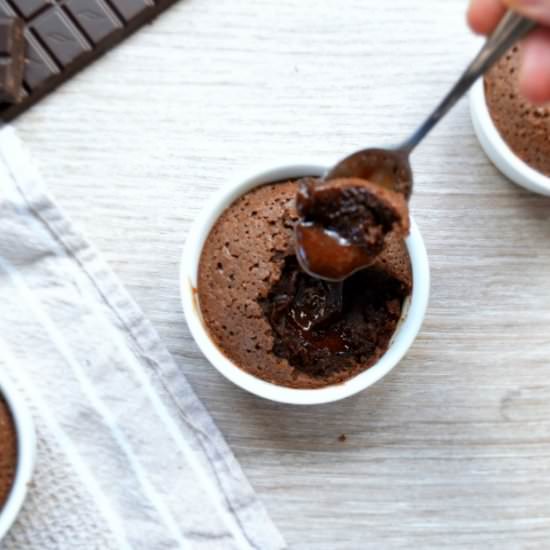 Sugar Free Chocolate Lava Cake