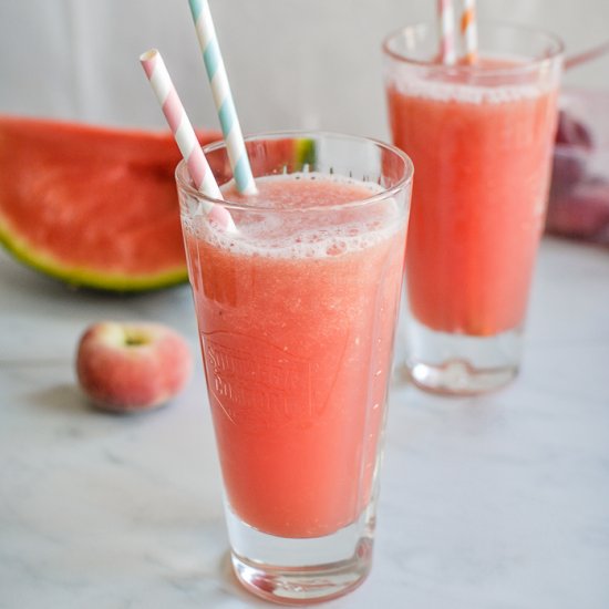 Watermelon and Peach Agua Fresca