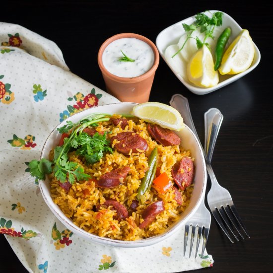 Spicy Chorizo Rice