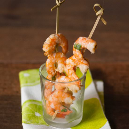 Shrimps with Lime and Parsley