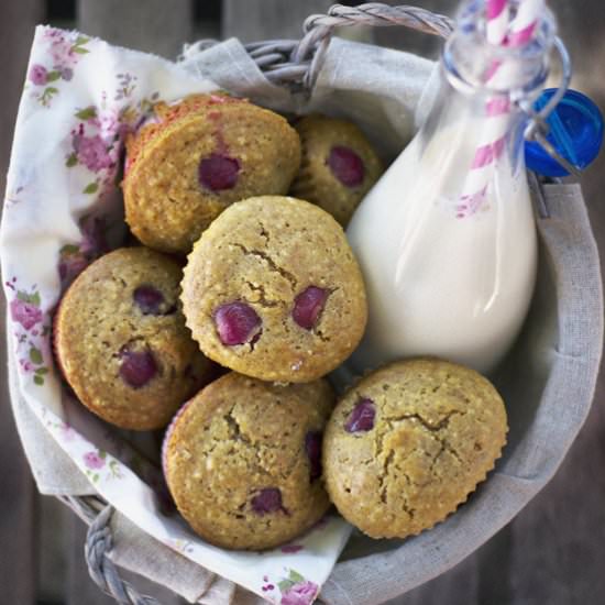 Vegan Cherry Muffins