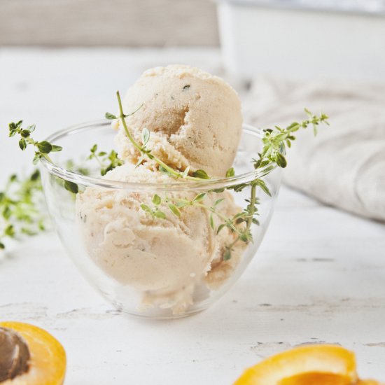 Peach & Apricot Ice Cream