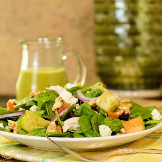 Turkey Spinach Salad