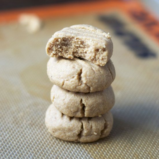 2 Ingredient Peanut Butter Cookies