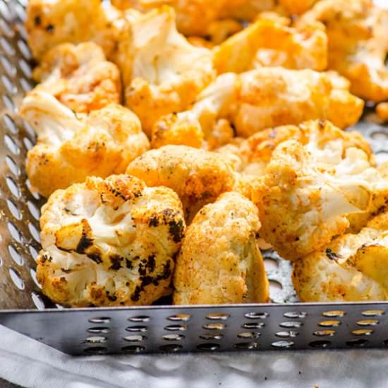 Grilled Smoky Coconut Cauliflower