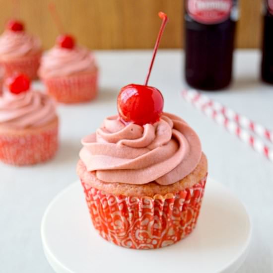 Cheerwine Cupcakes