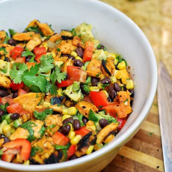 Grilled Sweet Potato Salad