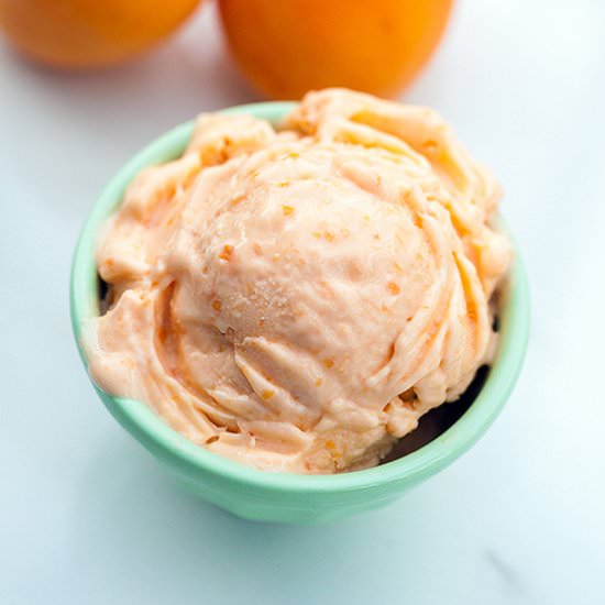 Honey Apricot Frozen Yogurt