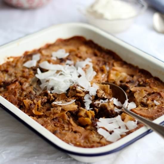 Coconut and Date Brown Rice Pudding