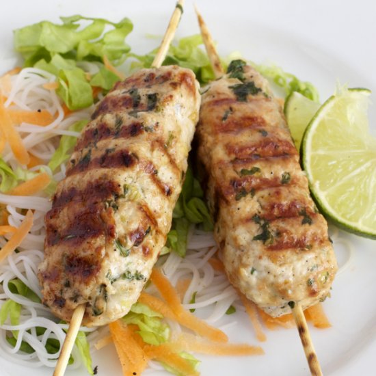 Vietnamese Skewers with Lemongrass