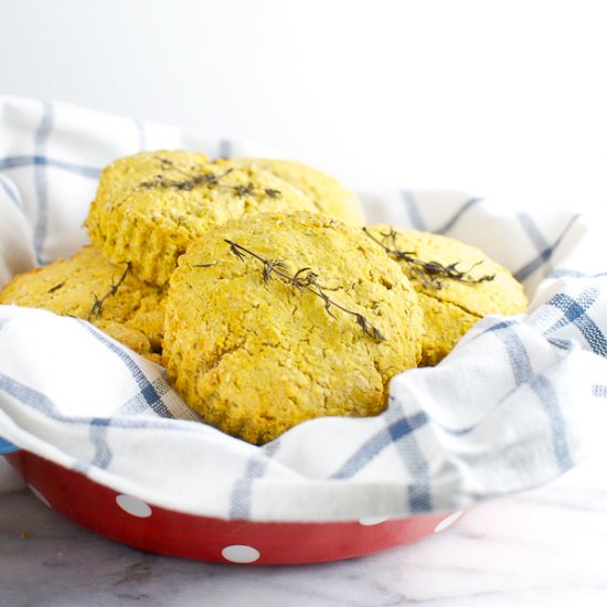 GF Butternut Squash Thyme Biscuits