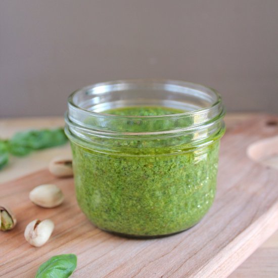 Lemony Spinach-Pistachio Pesto