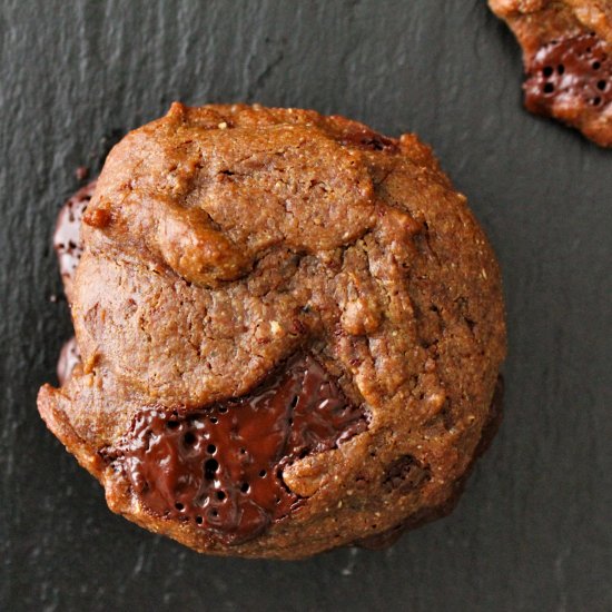 Double Chocolate Chunk Cookies