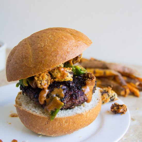 Crispy Mushroom Burgers