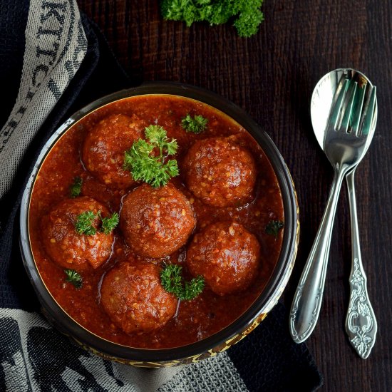 Skinny Vegan Meatballs