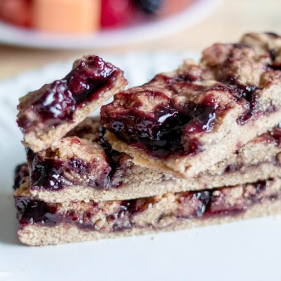 Vegan Blackberry Breakfast Bar