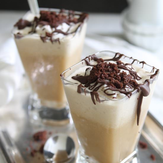 Chocolate Coconut Frozen Coffee