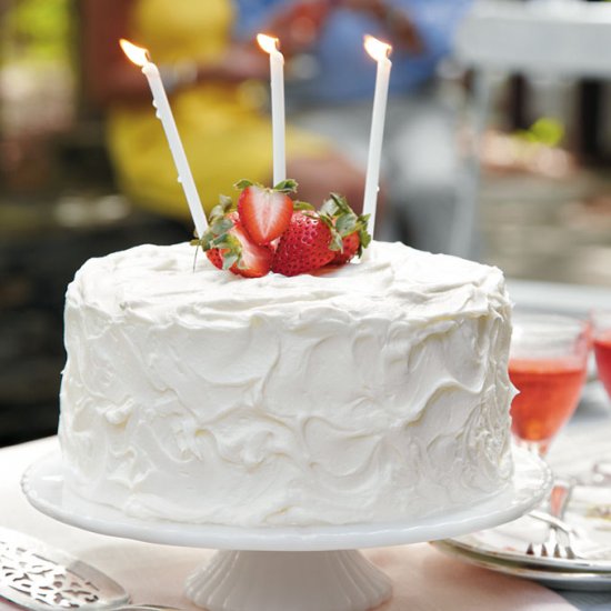 Strawberry Birthday Cake