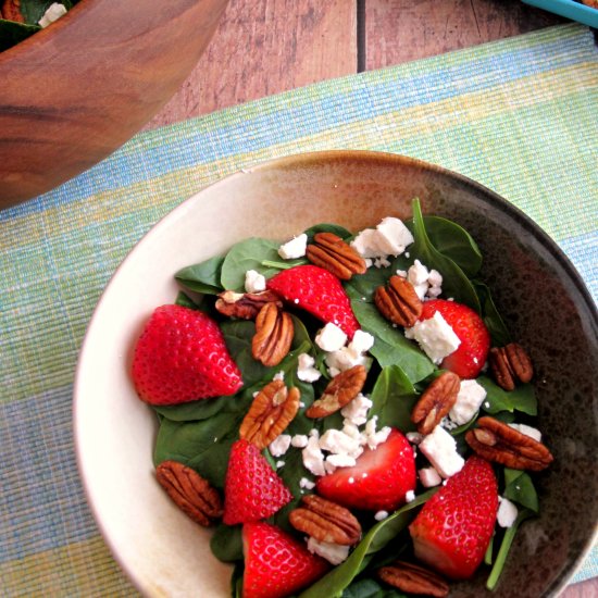 Strawberry Spinach Salad