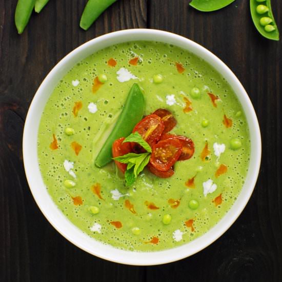 Green Pea Summer Soup