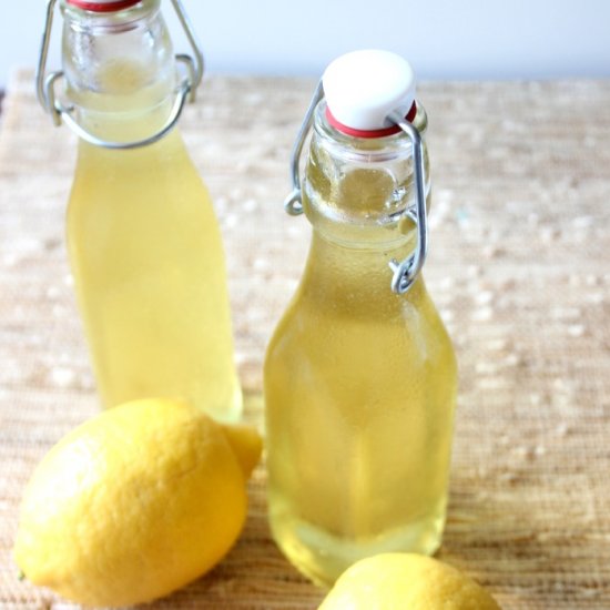 Homemade Limoncello