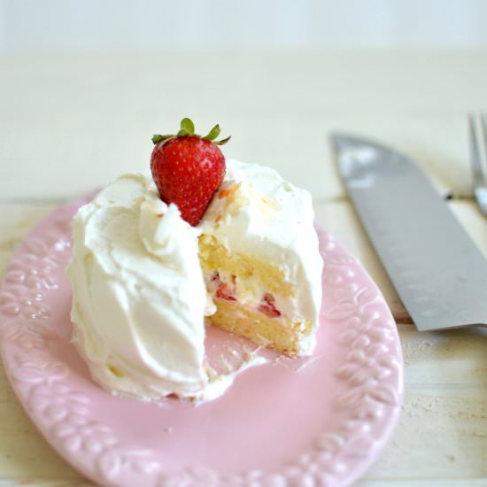 Japanese Lemon Strawberry Shortcake