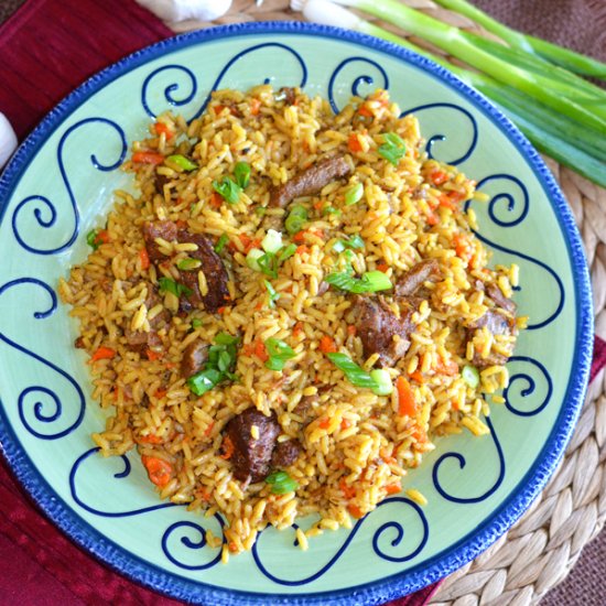 Plov Uzbek Rice Pilaf