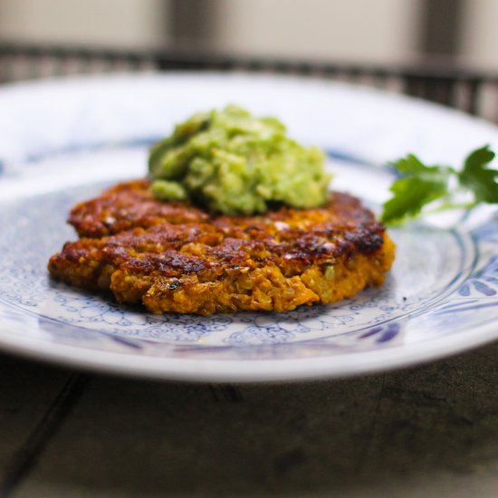 Sweet Potato Lentil Burgers