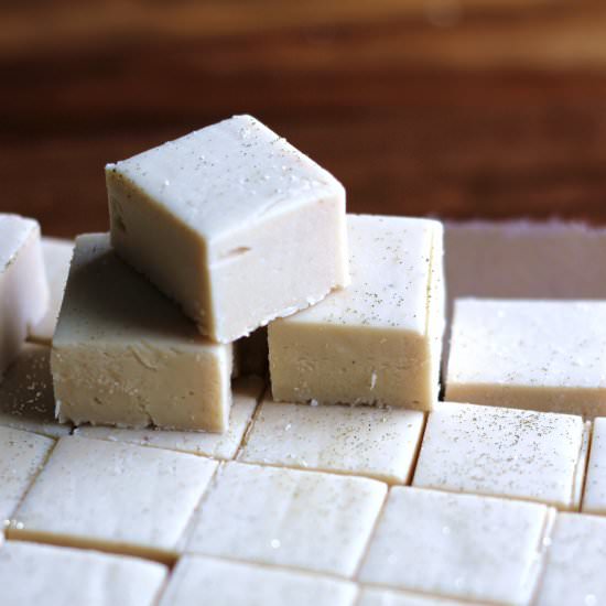 Rum & White Chocolate Fudge