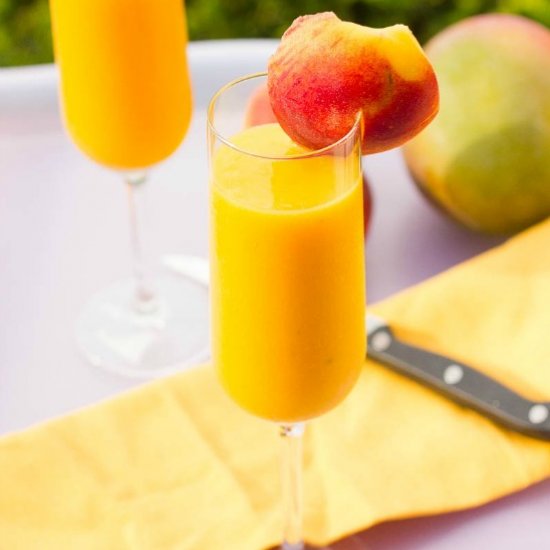 Mango Peach Bellini