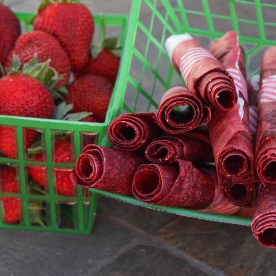 Strawberry Fruit Leather